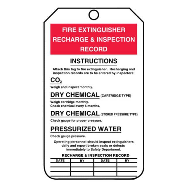 PVT-1048-Q SFTYTAG,FIREEXTGSHRRECHRG-INSPRC