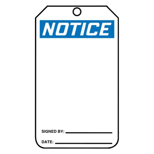 PVT-1061-Q SFTYTAG,NOTICE (BLANK), BK SAME