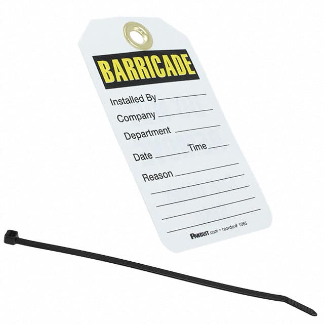 PVT-1065-Q SFTYTAG,BARRICADE, BK-DO NOT REM