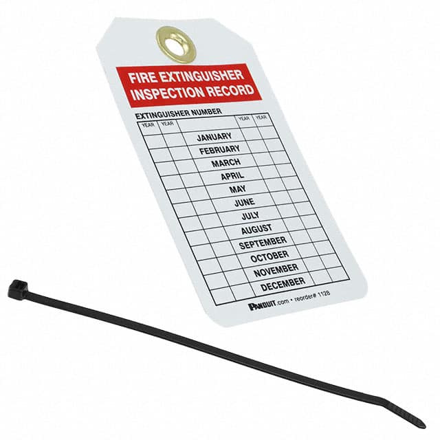 PVT-1128-Q TAG 5.75"X3.25" RED/BLACK/WHITE