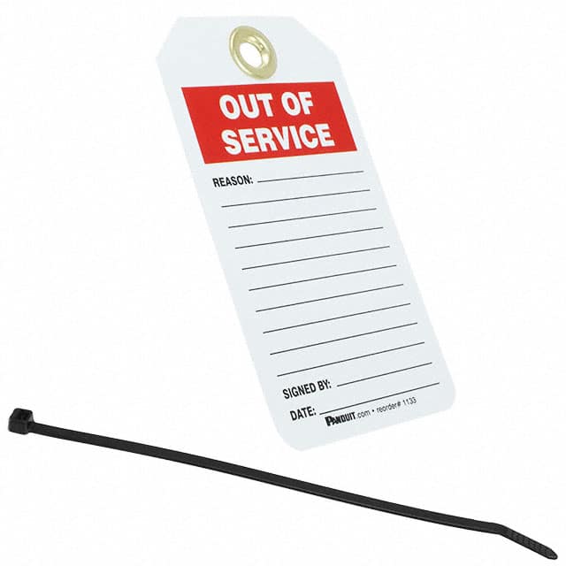 PVT-1133-Q SFTYTAG,OUT OF SERVICE