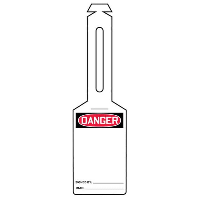 PVT-1069-Q TAG ELEC WN 13.75"X 5.25" R/BK/W