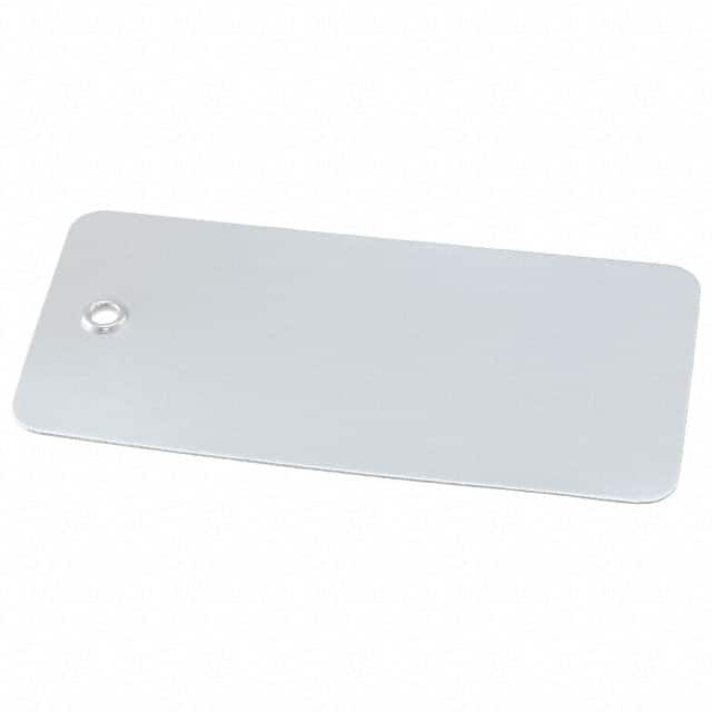 PIDT011 TAG 4"X2" SILVER 25/PK