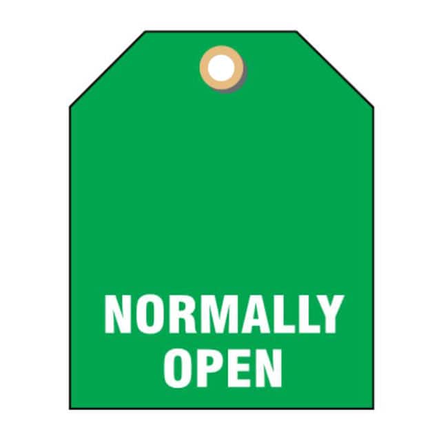 PIDT004 SIGN 2.5"X2" WHITE/GREEN 5/PK
