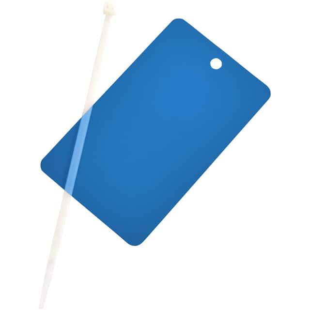 56938 METAL WRITE-ON TAG,BLUE W/TIES