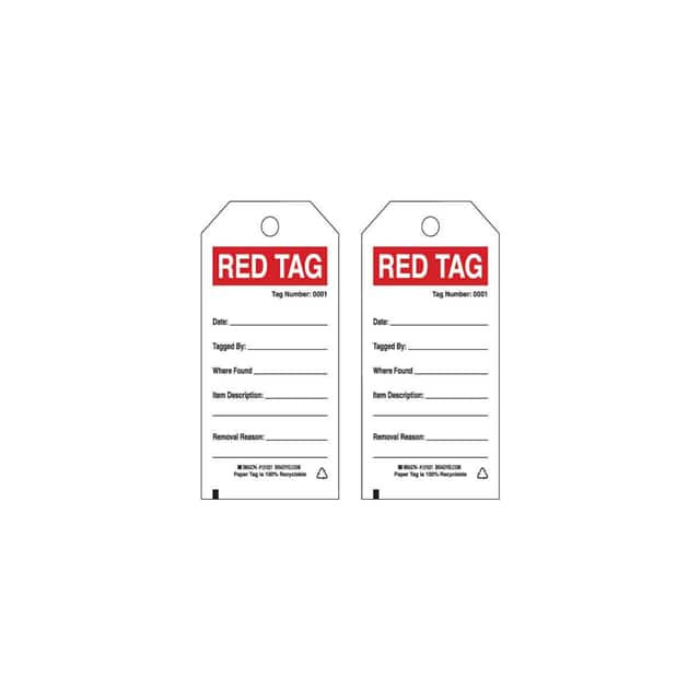 121521 RED TAG, CARDSTOCK, 5.75X3 100/P