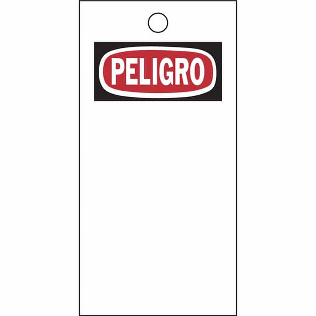 12779 TAG OSHA PELIGRO 2 X 4