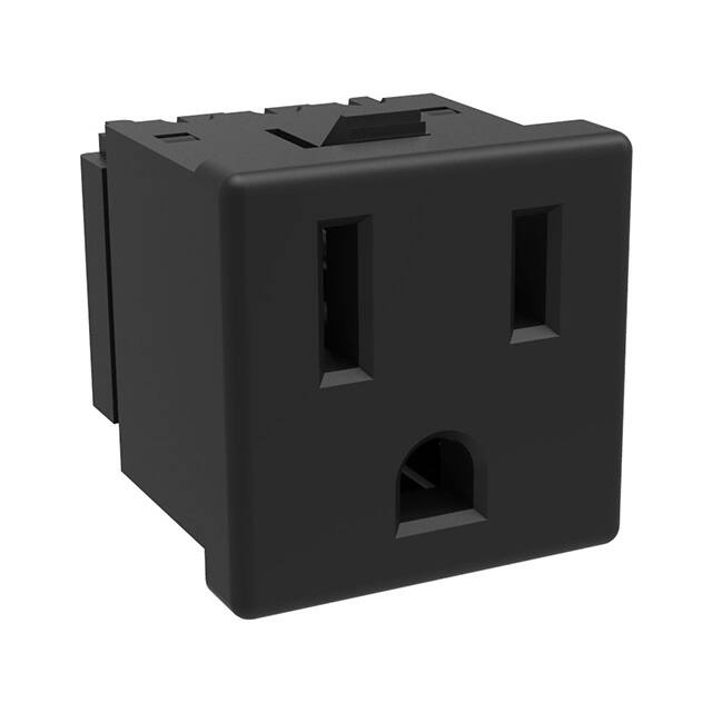 1584SR RECEPTACLE SINGLE SQUARE 15A