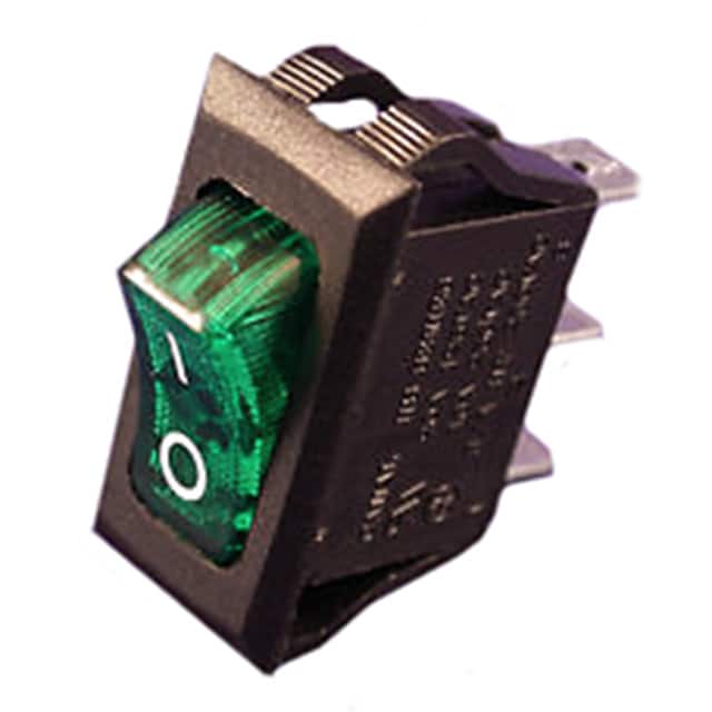 1584S10 OUTLET STRIP 10A/250V ROCKER SW