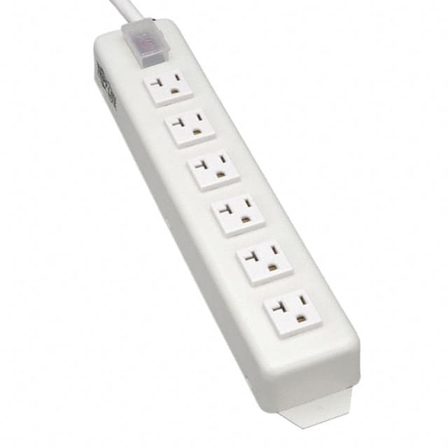 TLM615NC20 POWER STRIP 6OUT 15'CORD METAL
