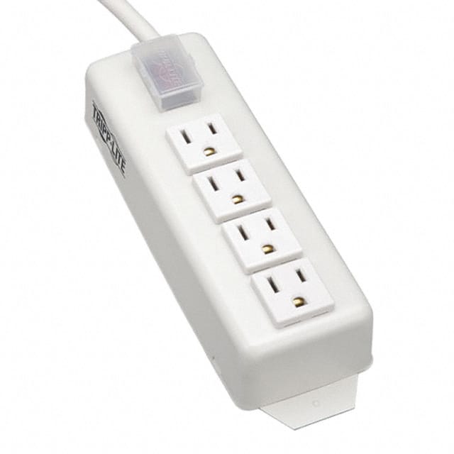 TLM406NC POWER STRIP 4OUT 6'CORD METAL