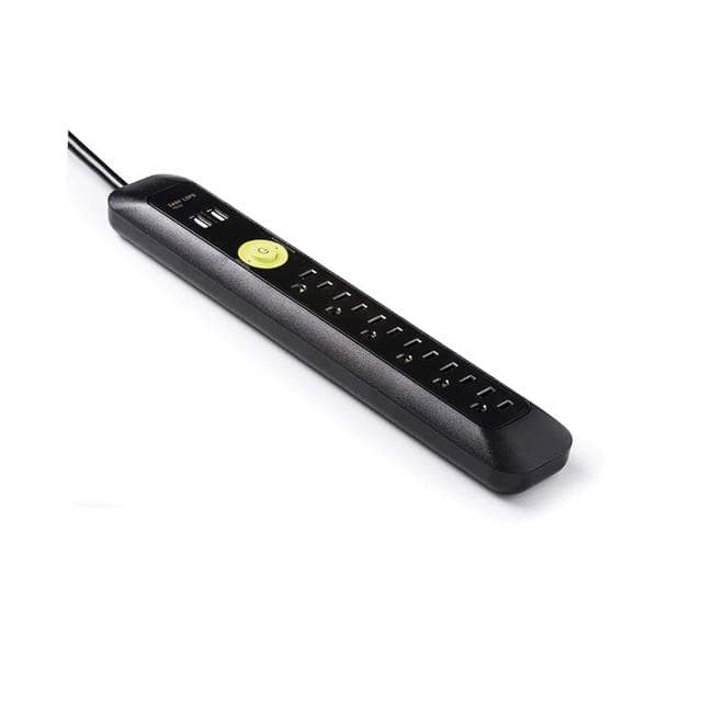 0-2518-N Surge Protector, 6 Outlet, 2 USB
