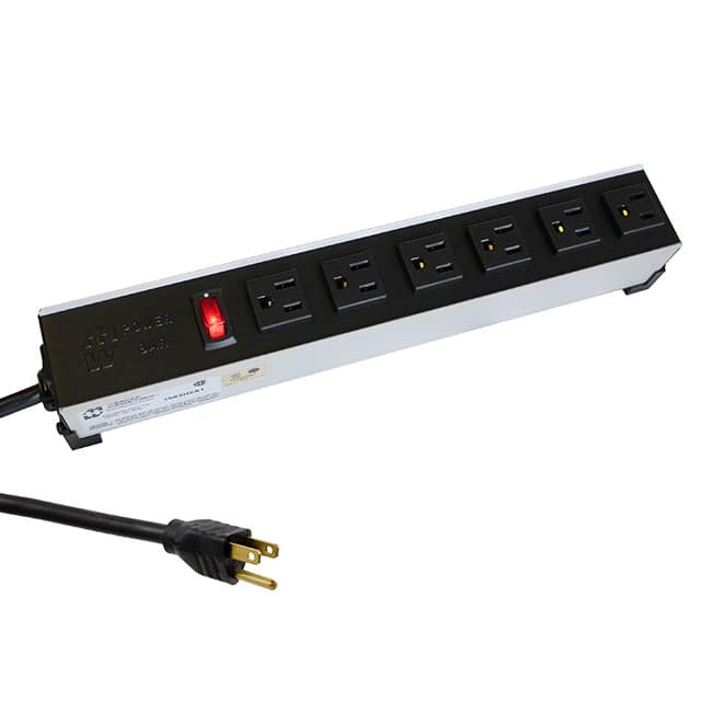 1584T4A1 POWER STRIP 10" 15A 4OUT 6'CR