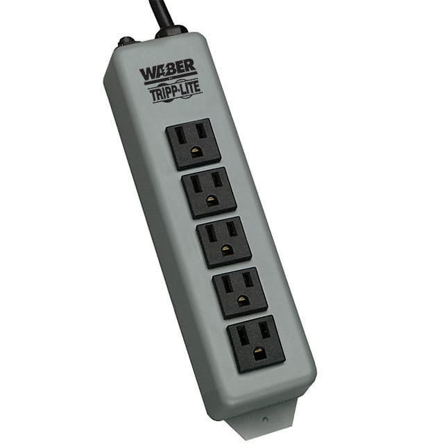 602-15 POWER STRIP 7.38"15A 5OUT15'CORD