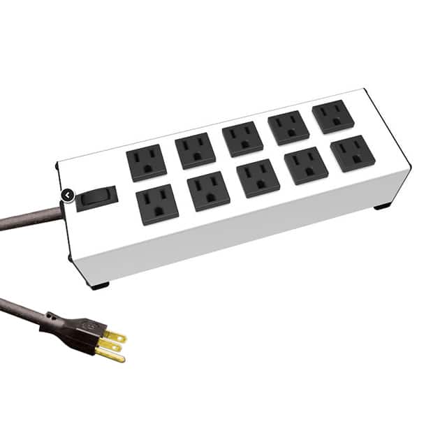 1580H10A1 POWER STRIP 10.5"15A 10OUT 6'CRD