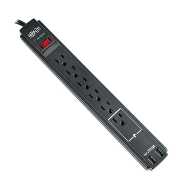 TLP606USBB SURGE PROTECTOR POWER STRIP 6 FT