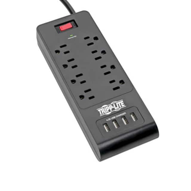 TLP864USBB 8-OUTLET SURGE PROTECTOR WITH 4