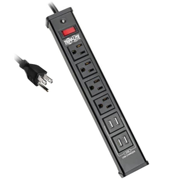 TLM446USBB 4-OUTLET SURGE PROTECTOR WITH 4