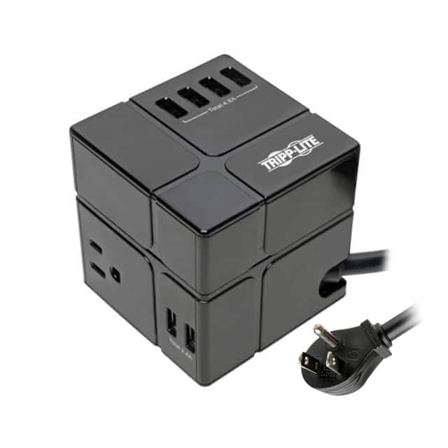 TLP366CUBEUSBB PROTECT IT! 3-OUTLET POWER CUBE