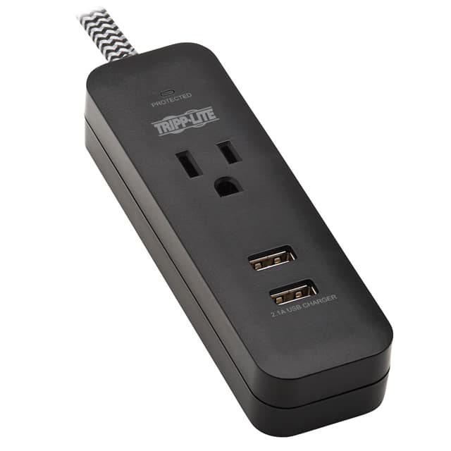 TLP104USB 1-OUTLET SURGE PROTECTOR WITH 2