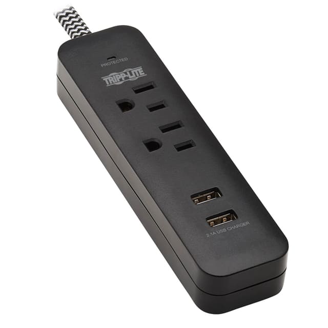TLP206USB 2-OUTLET SURGE PROTECTOR WITH 2
