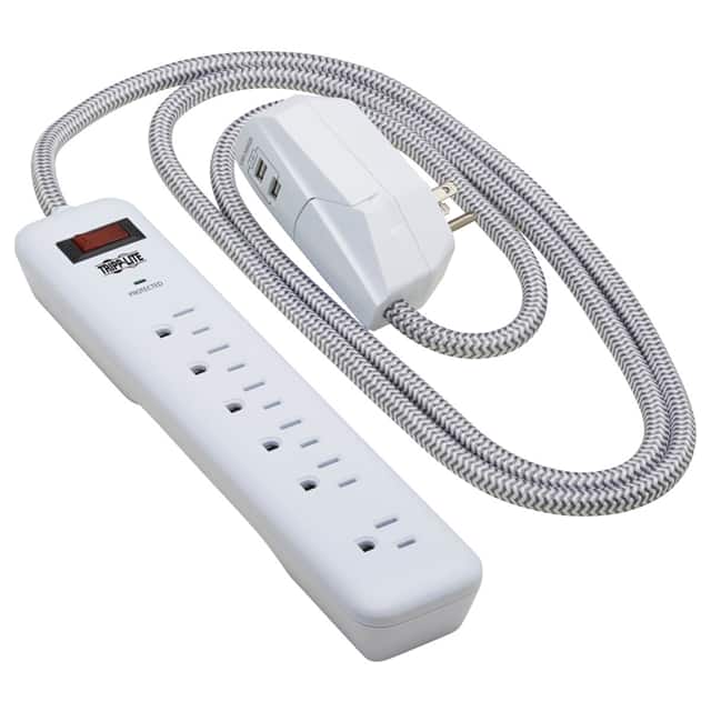 TLP616USB 7-OUTLET -6 ON STRIP/1 IN DETACH