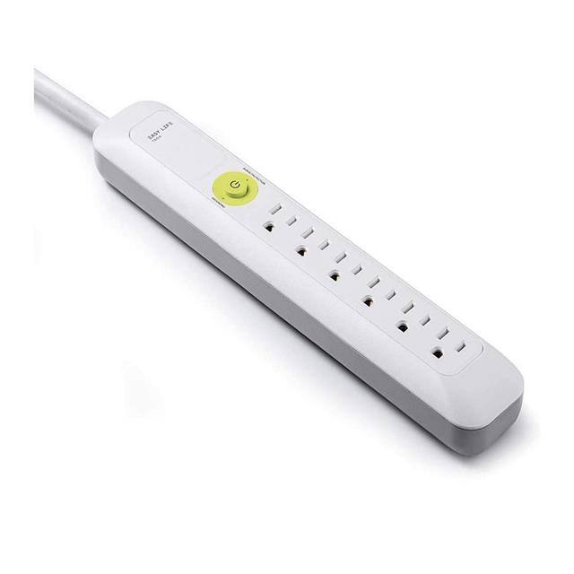 0-2517 Surge Protector, 6 Outlet White