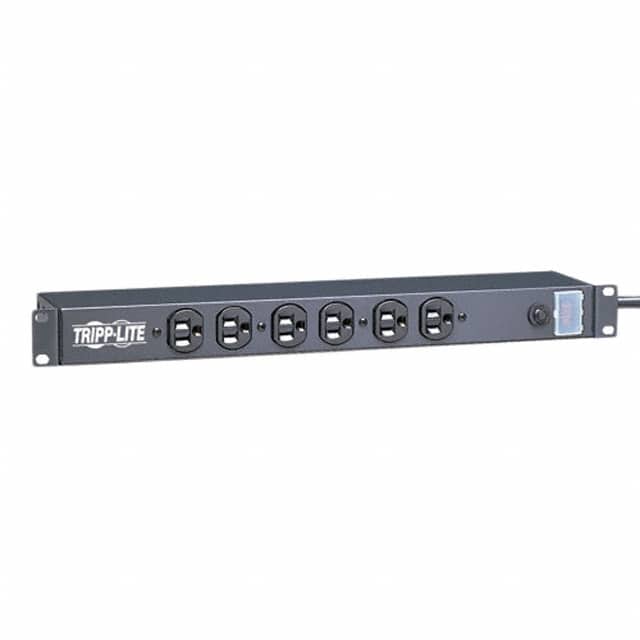 RS-0615-F POWER STRIP 15A 6OUT 19" RACK