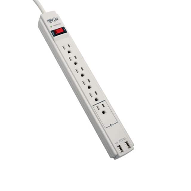 TLP606USB SURGE PROTCT STRIP USB OUTLET 6'