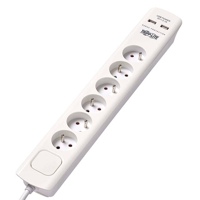 TLP6F18USB 6-OUTLET SURGE PROTECTOR WITH US