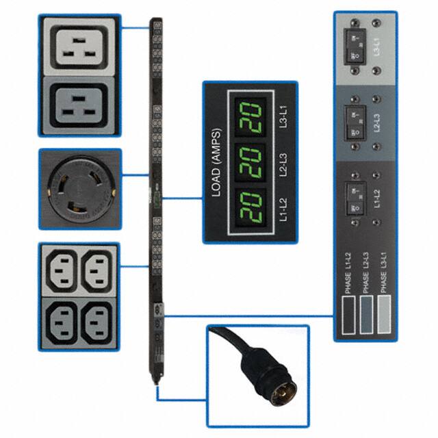 PDU3MV6H50A PDU 3-PHASE METERED 208V 14.4KW