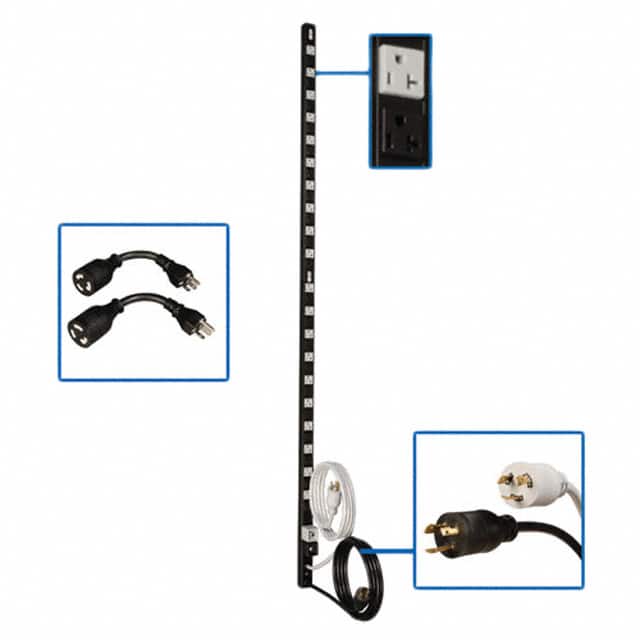 PDU40TDUAL POWER STRIP 40OUT 10'CORDS 65"