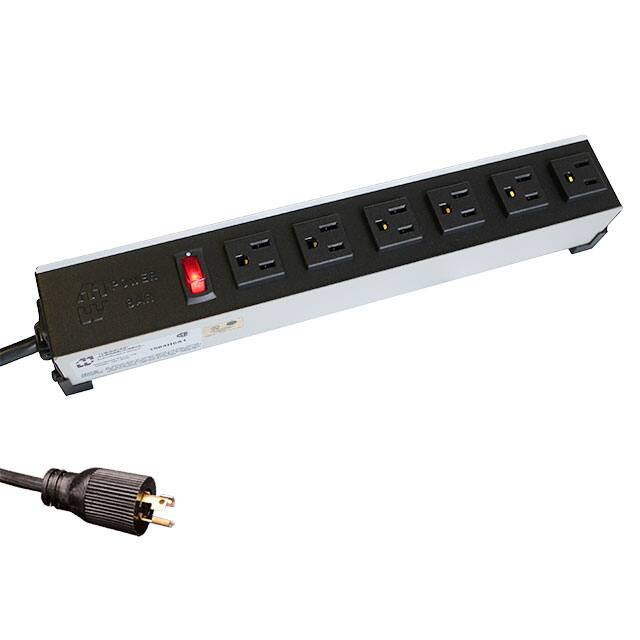 1584T4C1 POWER STRIP 10" 15A 4OUT 6'CR