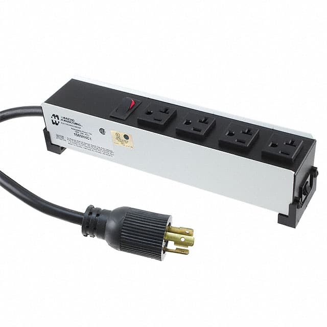 1589H4C1 POWER STRIP 11" 20A 4OUT 6'CR
