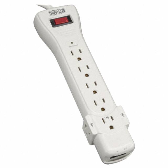 SUPER6TEL12 SURGE SUPPR 7OUT 12'CORD W/RJ11