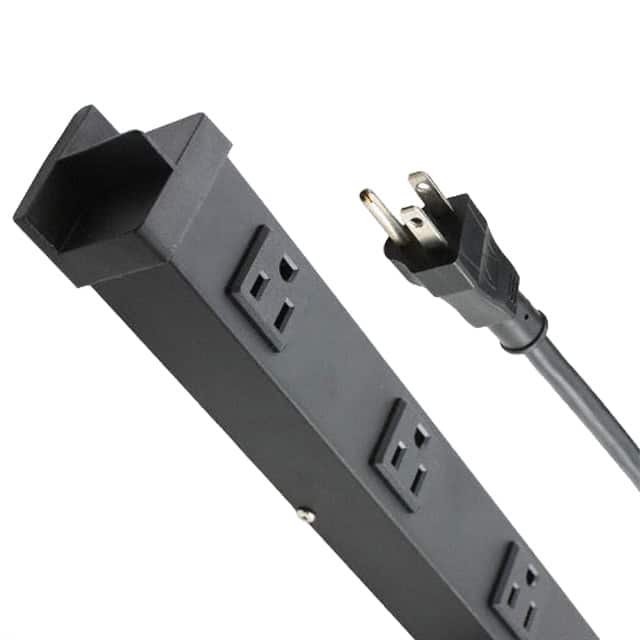 EPS-20661 POWER STRIP 24" 6 BLACK OUTLET