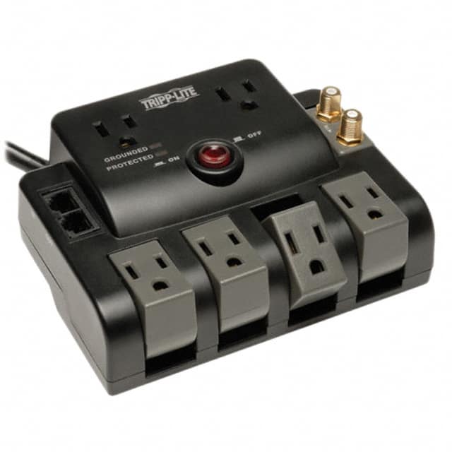 TLP606RNET SURGE PROTECT 6 OUTLET COAX 6FT
