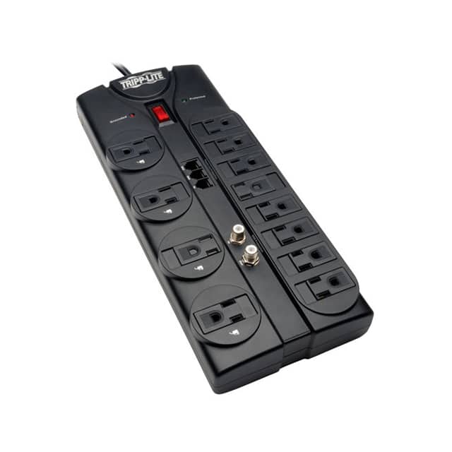 TLP1208TELTV SURGE PROTECT 12 OUTLET 8FT COAX
