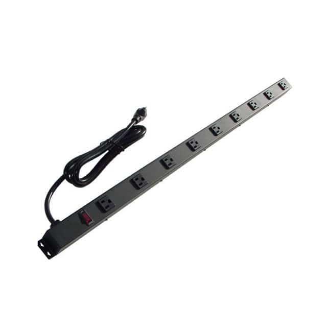 EPS-3096V1 POWER STRIP 36" 9 BLACK OUTLET