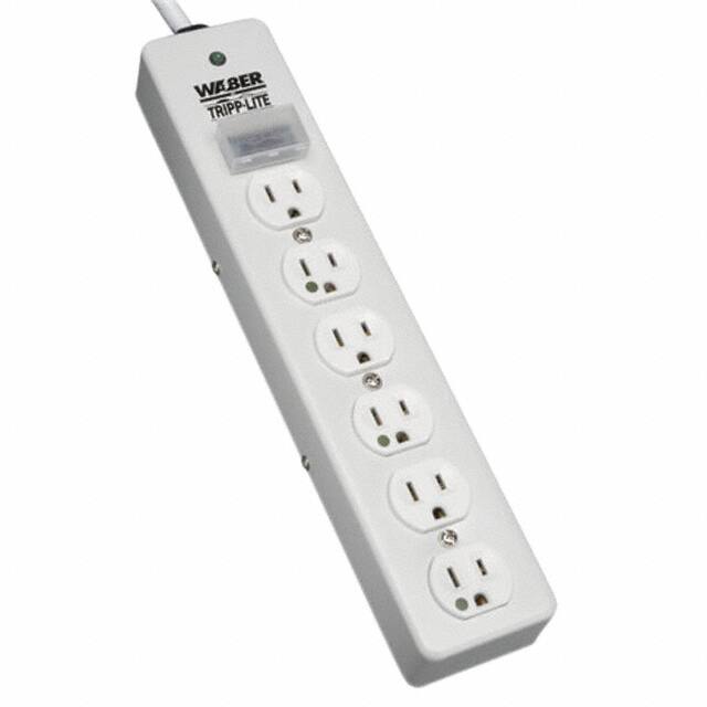 SPS606HGRA SURGE SUPP 6OUT 6'CORD HOSP GRD