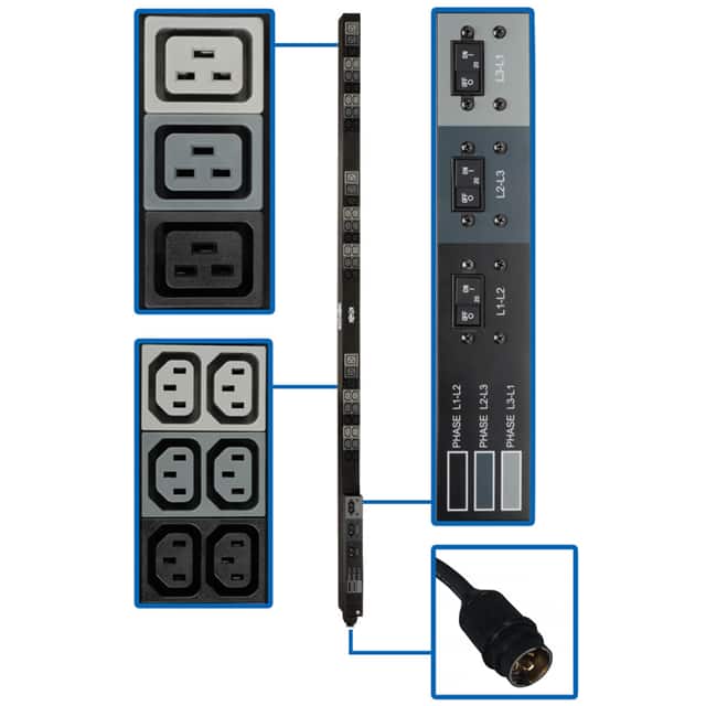 PDU3V6H50 12.6KW 208V 3-PHASE BASIC PDU -