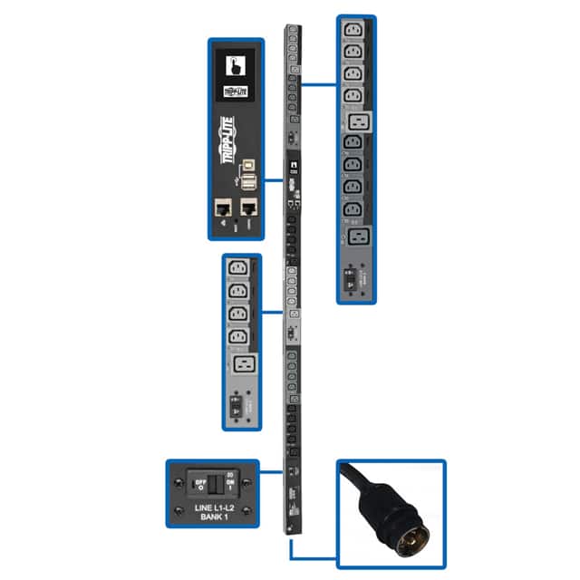 PDU3EVNR6L2130 10KW 3-PHASE MONITORED PER-OUTLE