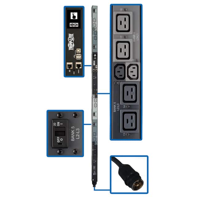 PDU3EVNR6H50A 14.4KW 3-PHASE MONITORED PER-OUT