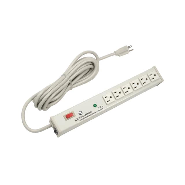 M6BZ-15 6 OUTLET POWER STRIP AND SURGE P