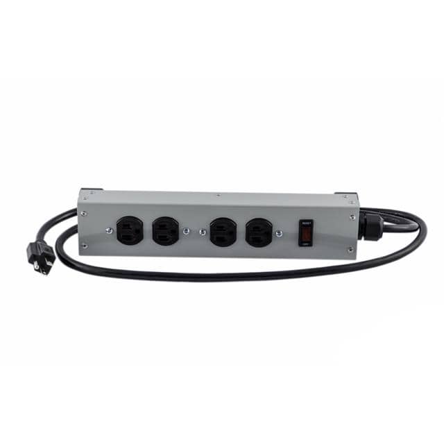 F0216-012-H02-03-GRY 4 Outlet Commercial Power Strip