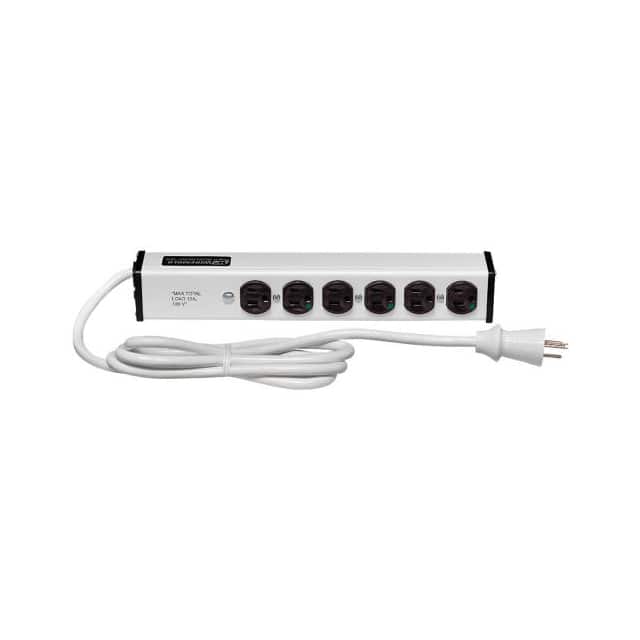 ULM6-15 15 FT. 6-OUTLET 15-AMP MEDICAL G