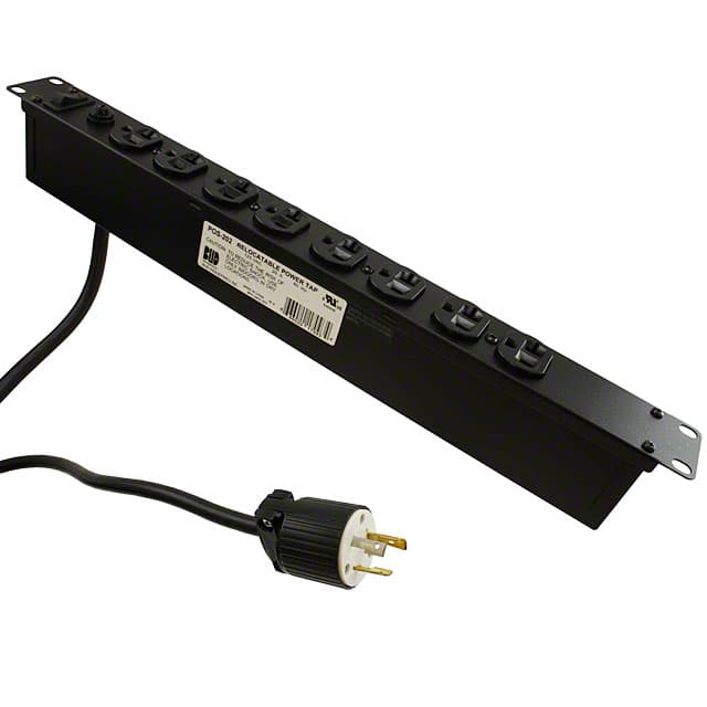 POS-202 POWER STRIP 19" 20A 8OUT 12'C