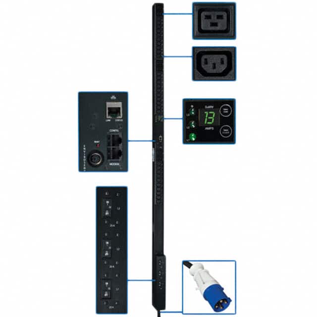 PDU3VN10G30 PDU 3-PHASE MONITORED 208V 8.6KW