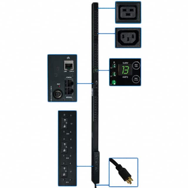 PDU3VN10L1530 PDU 3-PHASE MONITORED 208V 8.6KW