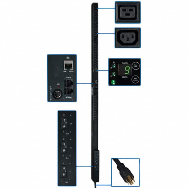 PDU3VN10L2130 PDU 3-PHASE MONITORED 208V 8.6KW